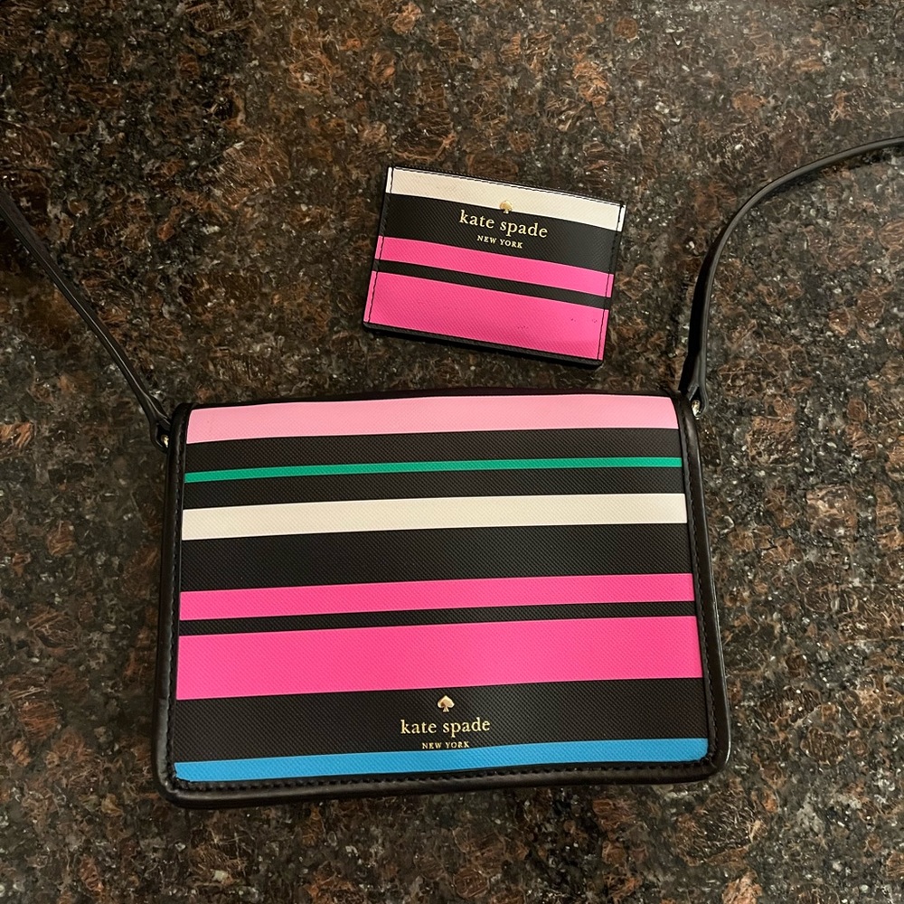 Kate Spade Crossbody Purse + Cardholder